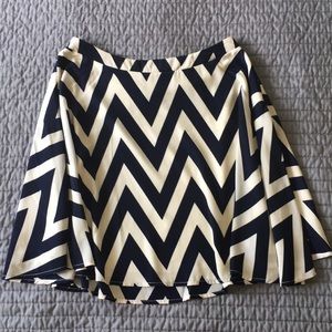 Chevron skirt
